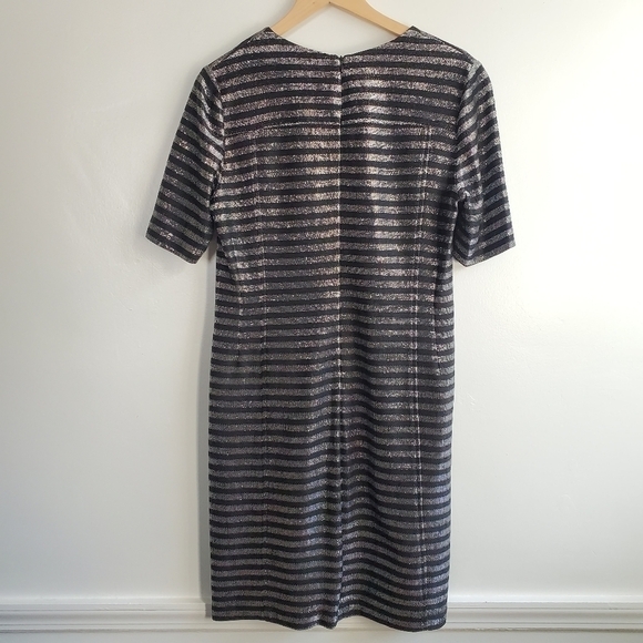 Nanette Lepore Kingdom Key Striped Dress Size 10 - Picture 8 of 12